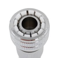 SpiceFlow Schnellverbinder f. 3/4" Schläuche [ohne Wasserstop] Chrom/Messing 1/2" Gardena kompatibel