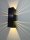 SpiceLED Wandleuchte | ShineLED-6 Black Edition | Schalter | 2x3W warmweiß | Schatteneffekt | High-Power LED Wandlampe