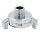SpiceFlow Schnellkupplung | 3/8" (Zoll) Aussengewinde | Massive Ausführung in Chrom/Messing | System GEKA