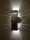 SpiceLED Wandleuchte | ShineLED-6 | Schalter | 2x3W Weiß | hell silbernes Gehäuse | Schatteneffekt | High-Power LED Wandlampe dimmbar