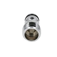 SpiceFlow Geräteanschlussstück/Wasserhahnanschluss | Chrom/Messing | 1/2" AG | 1/2"  Gardena kompatibel