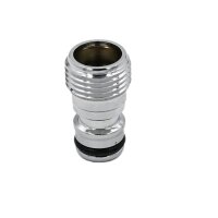 SpiceFlow Geräteanschlussstück/Wasserhahnanschluss | Chrom/Messing | 1/2" AG | 1/2"  Gardena kompatibel