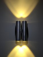 SpiceLED Wandleuchte | Double-M-LED | 4x3W warmweiß...