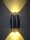SpiceLED Wandleuchte | Double-M-LED | 4x3W warmweiß | LED Wandlampe