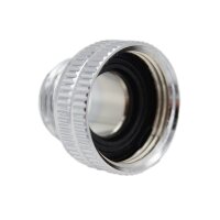SpiceFlow Adapterstück | 3/4 Zoll Innengewinde | 1/2 Zoll Außengewinde | Chrom/Messing Reduzierungsstück Hahnanschluss