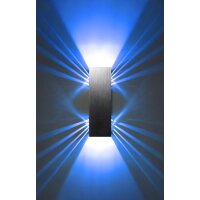 SpiceLED 1.0 Wandleuchte | ShineLED-10 | 2x5W blau | Schatteneffekt | High-Power LED Wandlampe