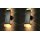 SpiceLED Wandleuchte Bundle | ShineLED-6 | 2x3W Warmweiß |  hell silbernes Gehäuse | Schatteneffekt | High-Power LED Wandlampe dimmbar | mit matten Gläsern | 2 Stück