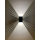 Außenwandleuchte schwarze Lampe 12W Lichteffekt Garten Beleuchtung  | ShineLED-Outdoor 2.0 Mit Bewegungssensor weiß