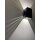 Außenwandleuchte schwarze Lampe 12W Lichteffekt Garten Beleuchtung  | ShineLED-Outdoor 2.0 Mit Bewegungssensor weiß